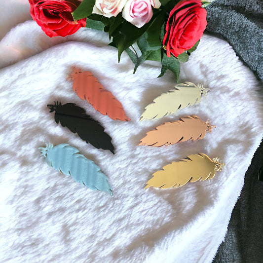Acrylic feather