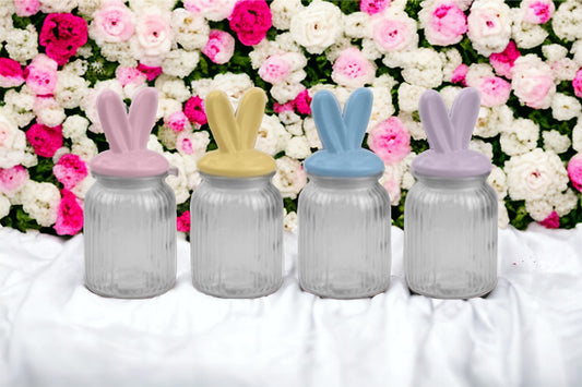 Easter bunny ears jar
