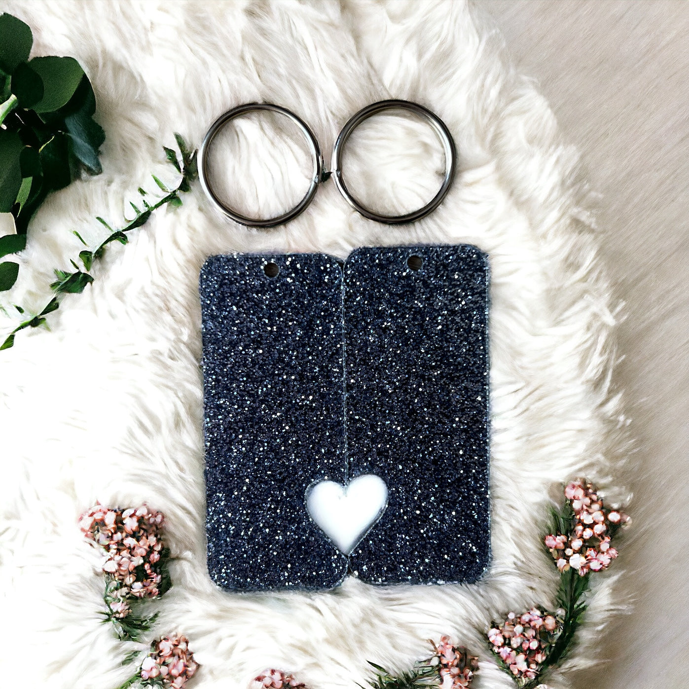 Duo Heart Keyrings