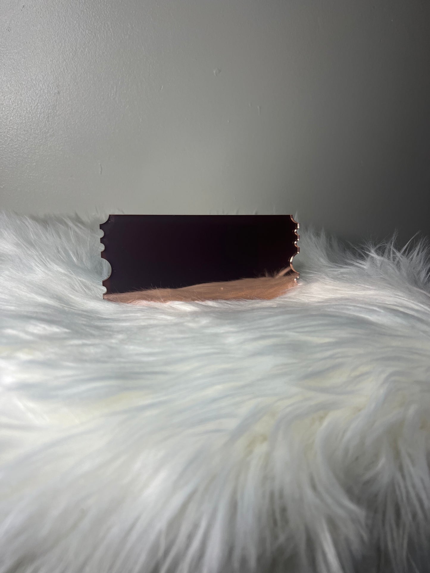 Acrylic tickets
