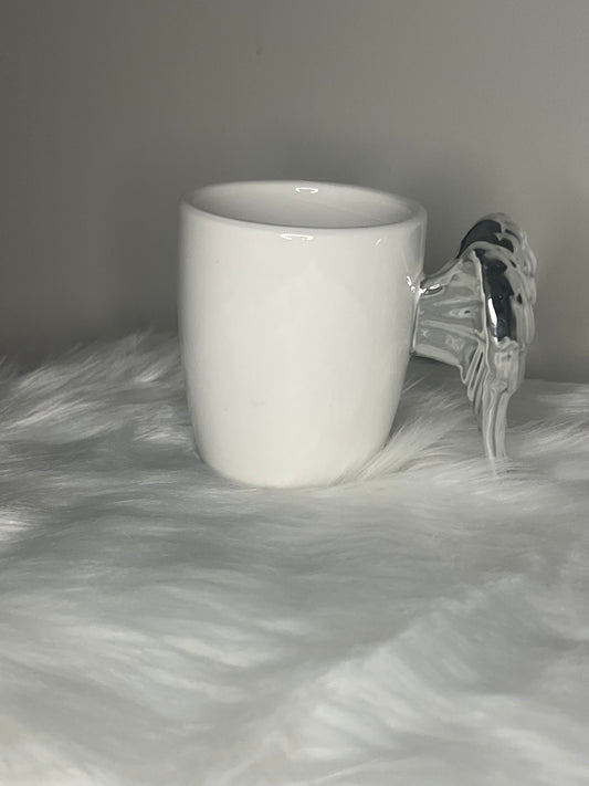 angel wings mug