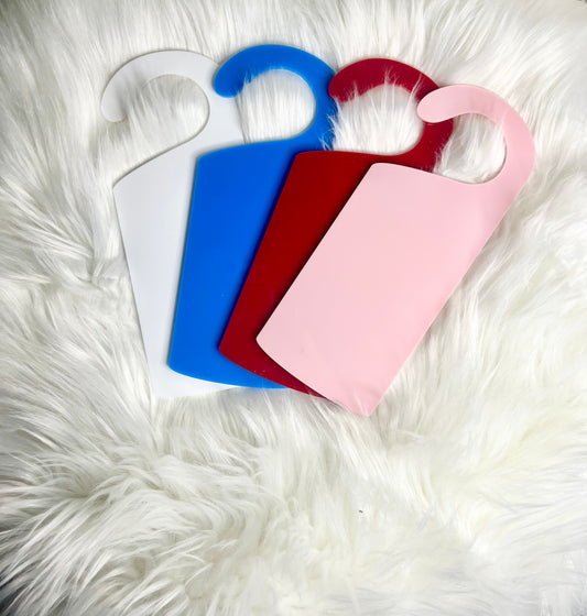 Acrylic Door Hanger